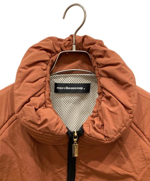 mercibeaucoup（メルシーボークー）mercibeaucoup (メルシーボークー) LEE (リー) 切替ボアブルゾン ブラウン×ベージュ サイズ:SIZE Sの古着・服飾アイテム