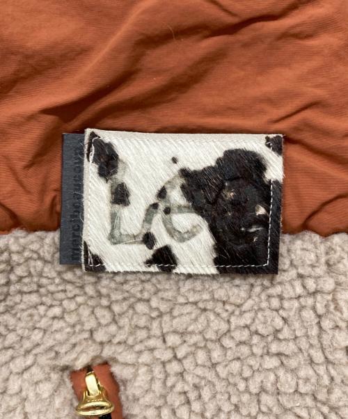 mercibeaucoup（メルシーボークー）mercibeaucoup (メルシーボークー) LEE (リー) 切替ボアブルゾン ブラウン×ベージュ サイズ:SIZE Sの古着・服飾アイテム