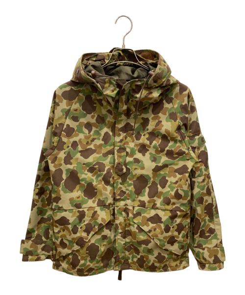 HOUSTON（ヒューストン）HOUSTON (ヒューストン) ECWCS Gen1型マウンテンパーカー カーキ×ブラウン サイズ:Sの古着・服飾アイテム