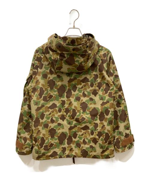 HOUSTON（ヒューストン）HOUSTON (ヒューストン) ECWCS Gen1型マウンテンパーカー カーキ×ブラウン サイズ:Sの古着・服飾アイテム