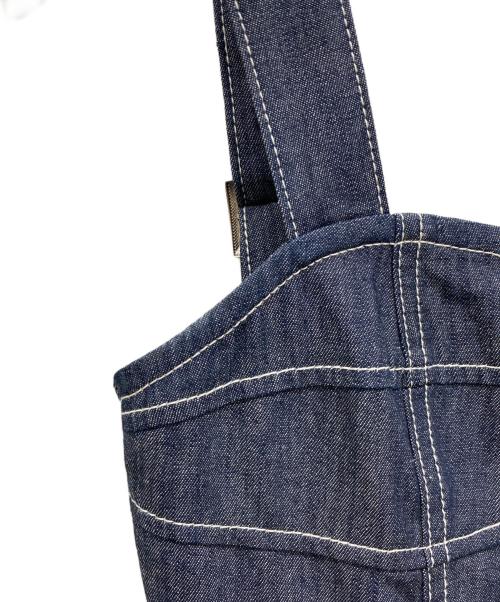 darich（ダーリッチ）Darich (ダーリッチ) ボリュームフレアデニムミニワンピース ネイビー サイズ:freeの古着・服飾アイテム