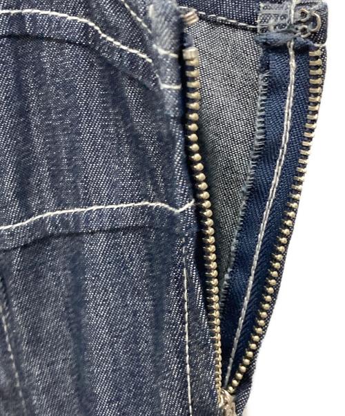 darich（ダーリッチ）Darich (ダーリッチ) ボリュームフレアデニムミニワンピース ネイビー サイズ:freeの古着・服飾アイテム