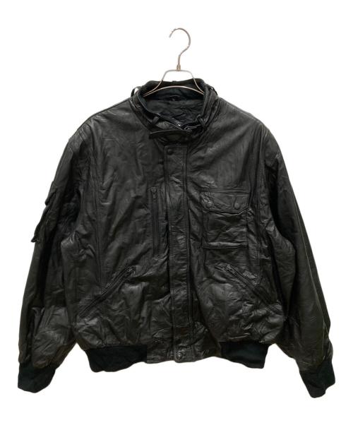 ASTRO（アストロ）ASTRO (アストロ) レザージャケット ブラック サイズ:-の古着・服飾アイテム