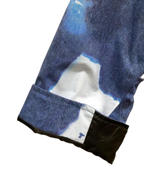 SUPREME（シュプリーム）Supreme (シュプリーム) THE NORTH FACE (ザ ノース フェイス) 21AW Bleached Denim Print Mountain ブルー サイズ:SIZE Mの古着・服飾アイテム