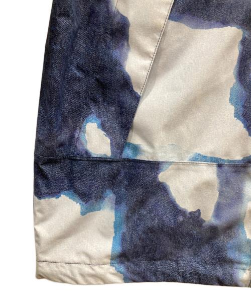 SUPREME（シュプリーム）Supreme (シュプリーム) THE NORTH FACE (ザ ノース フェイス) 21AW Bleached Denim Print Mountain ブルー サイズ:SIZE Mの古着・服飾アイテム