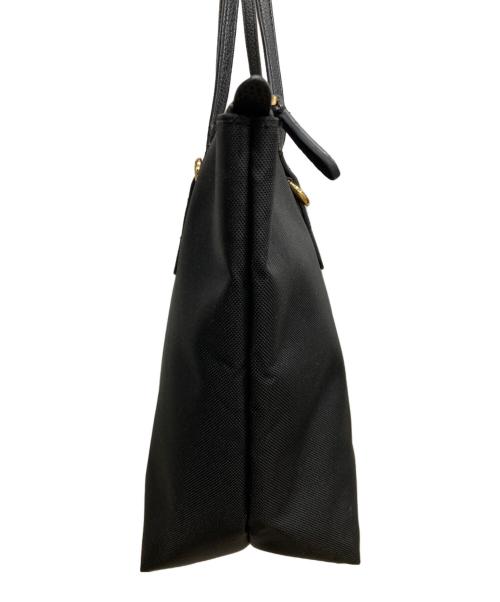 LAUREN RALPH LAUREN（ローレンラルフローレン）LAUREN RALPH LAUREN (ローレンラルフローレン) トートバッグ ブラックの古着・服飾アイテム