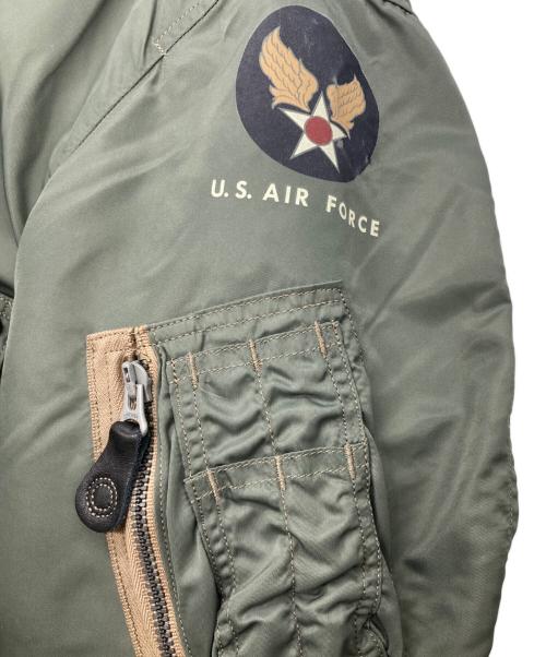 THE REAL McCOY'S（ザ・リアルマッコイズ）THE REAL McCOY'S (ザ・リアルマッコイズ) MA-1 フライトジャケット カーキ サイズ:Sの古着・服飾アイテム