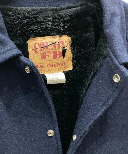 FB COUNTY（エフビーカウンティー）FB COUNTY (エフビーカウンティー) JORKER (ジョーカー) 90’ｓウールジャケット ネイビー サイズ:XLの古着・服飾アイテム