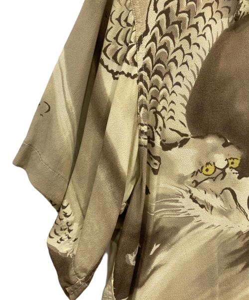 Sun Surf（サンサーフ）Sun Surf (サンサーフ) レーヨンアロハシャツ ベージュ×ブラウン サイズ:Sの古着・服飾アイテム