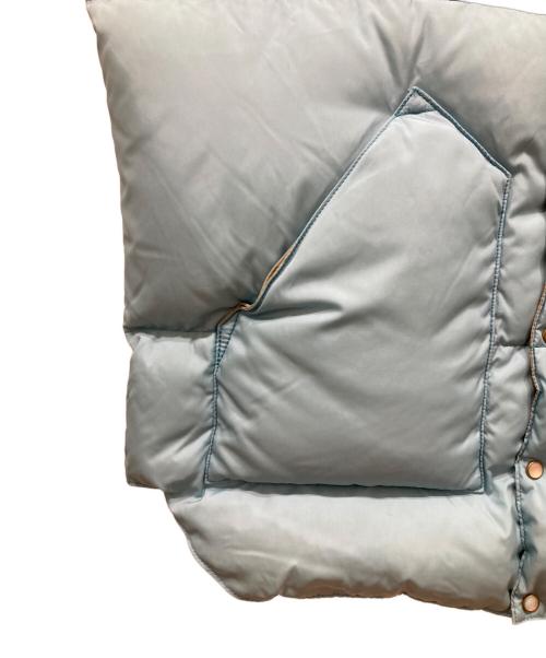 RockyMountainFeatherBed（ロッキーマウンテンフェザーベッド）RockyMountainFeatherBed (ロッキーマウンテンフェザーベッド) WAREHOUSE (ウエアハウス) CHRISTY VEST ブルー×ブラウン サイズ:42の古着・服飾アイテム