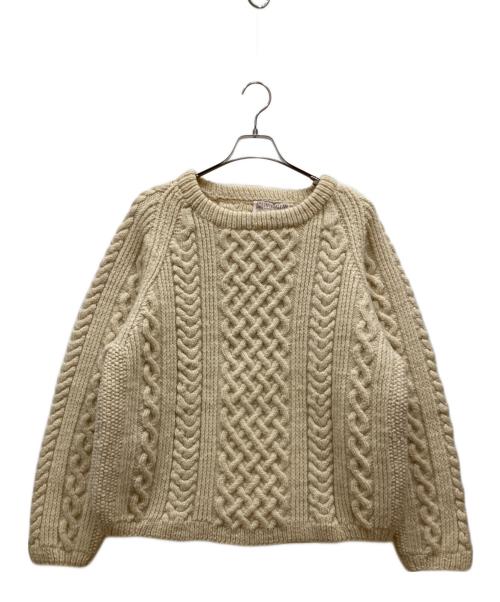 INVERALLAN（インバーアラン）INVERALLAN (インバーアラン) ケーブルニット アイボリー サイズ:-の古着・服飾アイテム