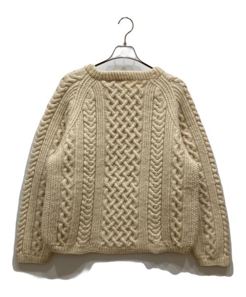 INVERALLAN（インバーアラン）INVERALLAN (インバーアラン) ケーブルニット アイボリー サイズ:-の古着・服飾アイテム