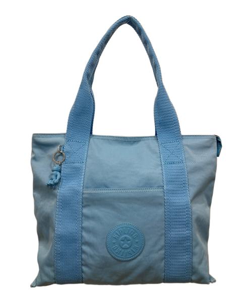 Kipling（キプリング）Kipling (キプリング) ナイロントートバッグ ブルーの古着・服飾アイテム