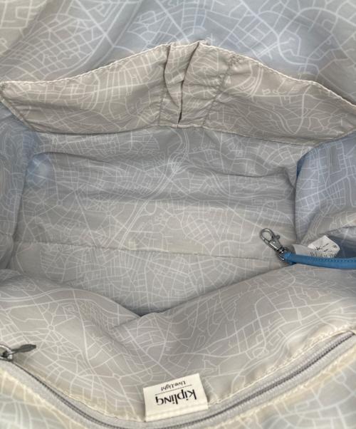 Kipling（キプリング）Kipling (キプリング) ナイロントートバッグ ブルーの古着・服飾アイテム