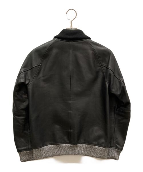 uniform experiment（ユニフォームエクスペリメント）uniform experiment (ユニフォームエクスペリメント) レザーブルゾン ブラック サイズ:1の古着・服飾アイテム