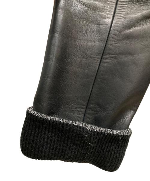 uniform experiment（ユニフォームエクスペリメント）uniform experiment (ユニフォームエクスペリメント) レザーブルゾン ブラック サイズ:1の古着・服飾アイテム