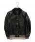 uniform experiment（ユニフォームエクスペリメント）の古着「レザーブルゾン」｜ブラック