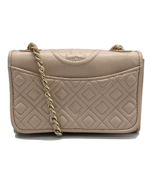 TORY BURCH（トリーバーチ）TORY BURCH (トリーバーチ) チェーンショルダーバッグ ベージュの古着・服飾アイテム