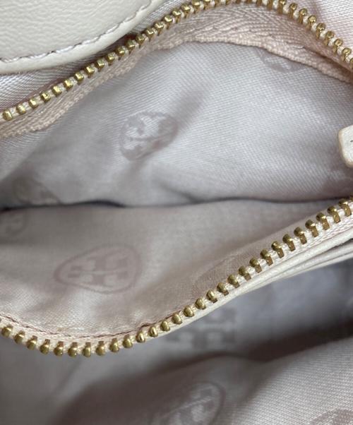 TORY BURCH（トリーバーチ）TORY BURCH (トリーバーチ) チェーンショルダーバッグ ベージュの古着・服飾アイテム