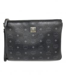 MCM（エムシーエム）の古着「ヴィセトスリストレットジップポーチ」｜ブラック