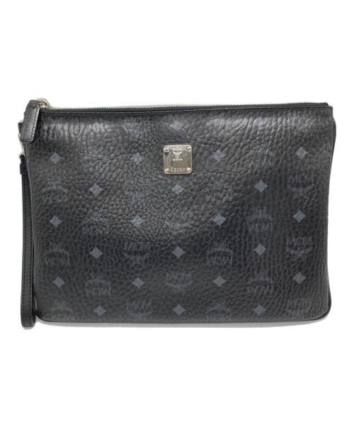MCM（エムシーエム）MCM (エムシーエム) ヴィセトスリストレットジップポーチ ブラックの古着・服飾アイテム