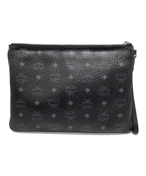 MCM（エムシーエム）MCM (エムシーエム) ヴィセトスリストレットジップポーチ ブラックの古着・服飾アイテム