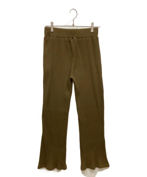 RHC Ron Herman（アールエイチシー ロンハーマン）RHC Ron Herman (アールエイチシー ロンハーマン) リブニットフレアパンツ ブラウン サイズ:Sの古着・服飾アイテム