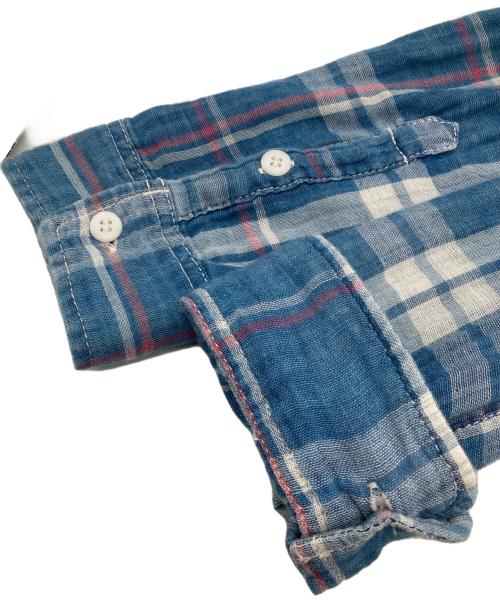 RHC Ron Herman（アールエイチシー ロンハーマン）RHC Ron Herman (アールエイチシー ロンハーマン) チェックシャツ ブルー サイズ:Sの古着・服飾アイテム