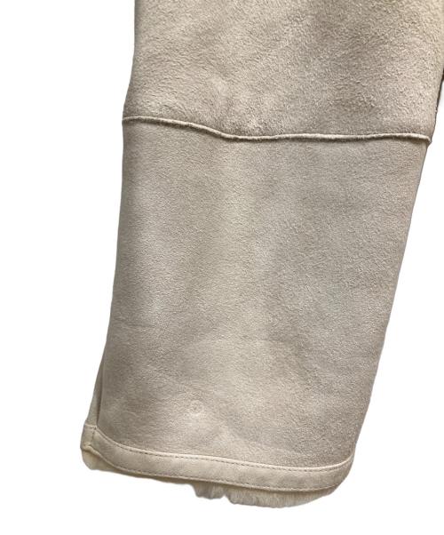 Salvatore Ferragamo（サルヴァトーレ フェラガモ）Salvatore Ferragamo (サルヴァトーレ フェラガモ) ムートンジャケット ベージュ サイズ:44の古着・服飾アイテム