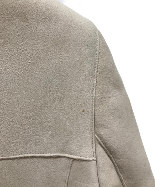 Salvatore Ferragamo（サルヴァトーレ フェラガモ）Salvatore Ferragamo (サルヴァトーレ フェラガモ) ムートンジャケット ベージュ サイズ:44の古着・服飾アイテム