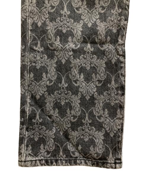 GRACE CONTINENTAL（（グレースコンチネンタル）GRACE CONTINENTAL (（グレースコンチネンタル) オーナメント総柄デニムパンツ ブラック サイズ:38の古着・服飾アイテム