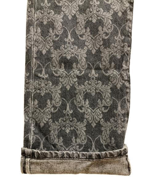 GRACE CONTINENTAL（（グレースコンチネンタル）GRACE CONTINENTAL (（グレースコンチネンタル) オーナメント総柄デニムパンツ ブラック サイズ:38の古着・服飾アイテム