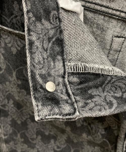 GRACE CONTINENTAL（（グレースコンチネンタル）GRACE CONTINENTAL (（グレースコンチネンタル) オーナメント総柄デニムパンツ ブラック サイズ:38の古着・服飾アイテム