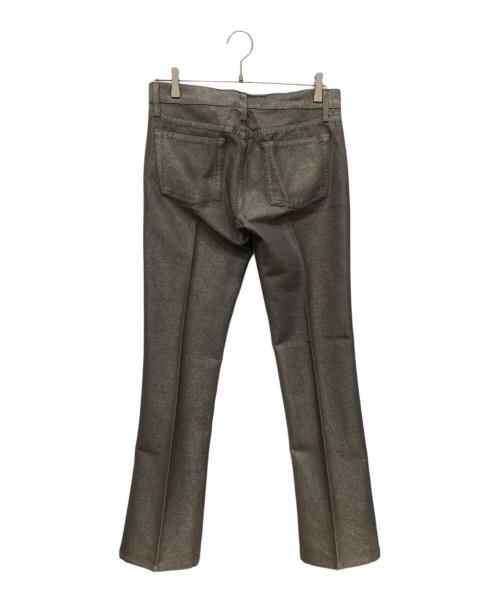 RALPH LAUREN（ラルフローレン）RALPH LAUREN (ラルフローレン) コーティングフレアパンツ グレー サイズ:71cm (W28)の古着・服飾アイテム