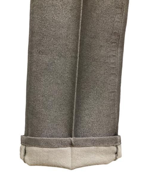 RALPH LAUREN（ラルフローレン）RALPH LAUREN (ラルフローレン) コーティングフレアパンツ グレー サイズ:71cm (W28)の古着・服飾アイテム