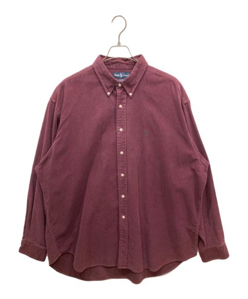 POLO RALPH LAUREN（ポロ・ラルフローレン）POLO RALPH LAUREN (ポロ・ラルフローレン) ボタンダウンシャツ パープル サイズ:XXLの古着・服飾アイテム