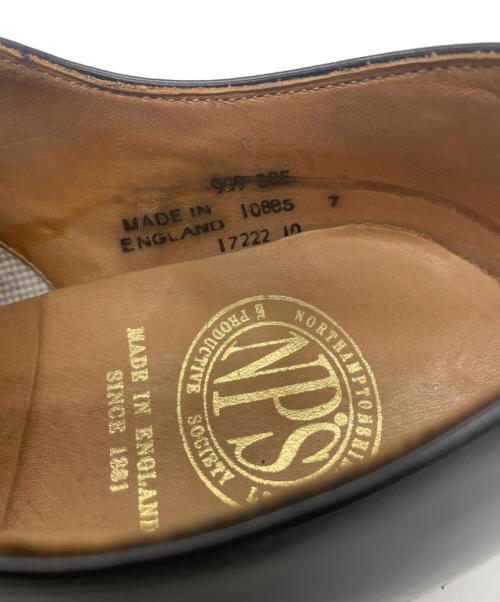 NPS（エヌピーエス）NPS (エヌピーエス) OFFICER GIBSON SHOES ブラック サイズ:7の古着・服飾アイテム