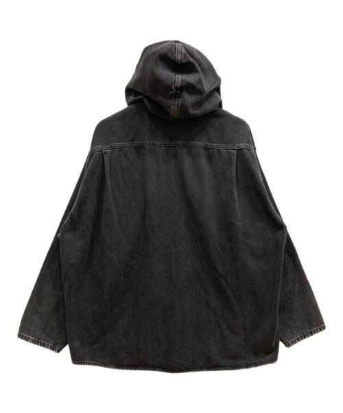 DIESEL（ディーゼル）DIESEL (ディーゼル) D DEWNY HOOD Hybrid shirt ブラック サイズ:Sの古着・服飾アイテム