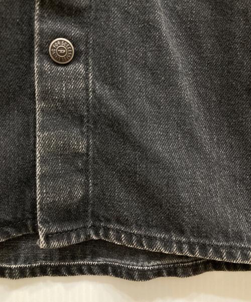 DIESEL（ディーゼル）DIESEL (ディーゼル) D DEWNY HOOD Hybrid shirt ブラック サイズ:Sの古着・服飾アイテム