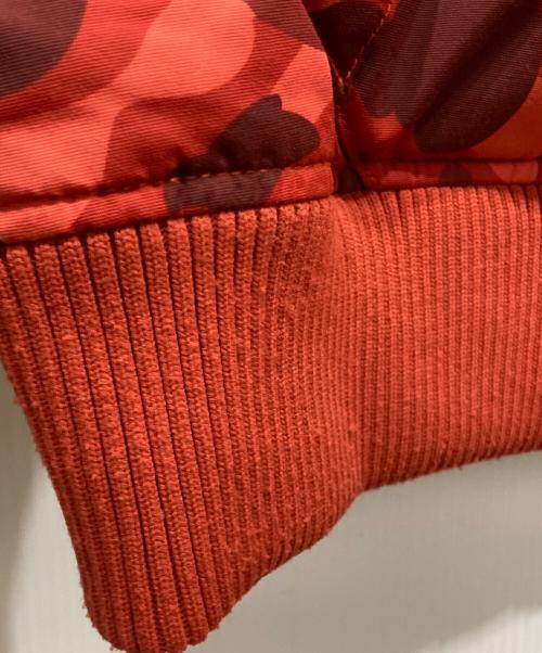 A BATHING APE（ア ベイシング エイプ）A BATHING APE (ア ベイシング エイプ) shark full zip hoodie Down jacket レッド サイズ:Sの古着・服飾アイテム