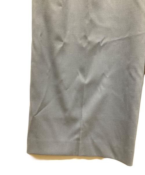 NOLLEY'S（ノーリーズ）NOLLEY'S (ノーリース) ストレッチツイルワイドパンツ ブルー サイズ:38の古着・服飾アイテム