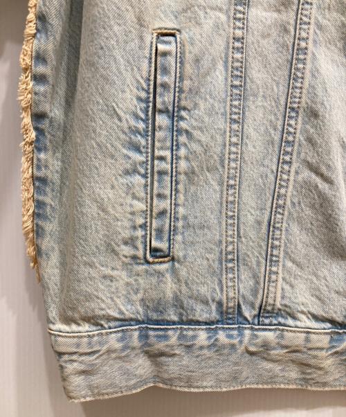 LOWRYS FARM（ローリーズファーム）LOWRYS FARM (ローリーズファーム) CONE/BIGGジャン インディゴ サイズ:free 未使用品の古着・服飾アイテム