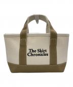 The Skirt Chronicles×SLOBE IENAスカート クロニクルズ×スローブ イエナ）の古着「キャンバスミニトートバッグ」｜アイボリー×ベージュ