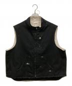 KAMIYAカミヤ）の古着「25SS BORO Duck Vest」｜ブラック