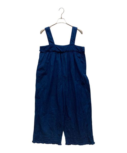 periapt（ペリアプトゥ）periapt (ペリアプトゥ) フリルピンタックオーバーオール ブルー サイズ:freeの古着・服飾アイテム