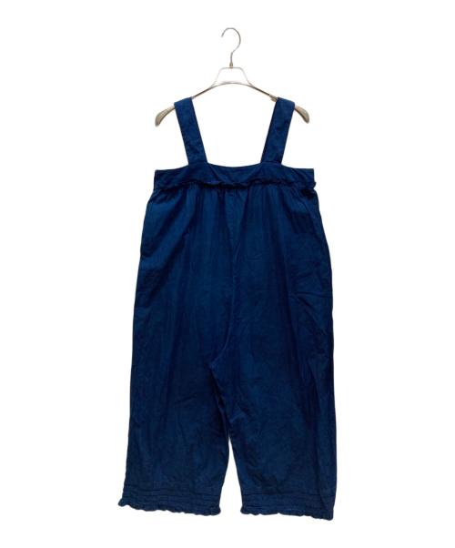 periapt（ペリアプトゥ）periapt (ペリアプトゥ) フリルピンタックオーバーオール ブルー サイズ:freeの古着・服飾アイテム
