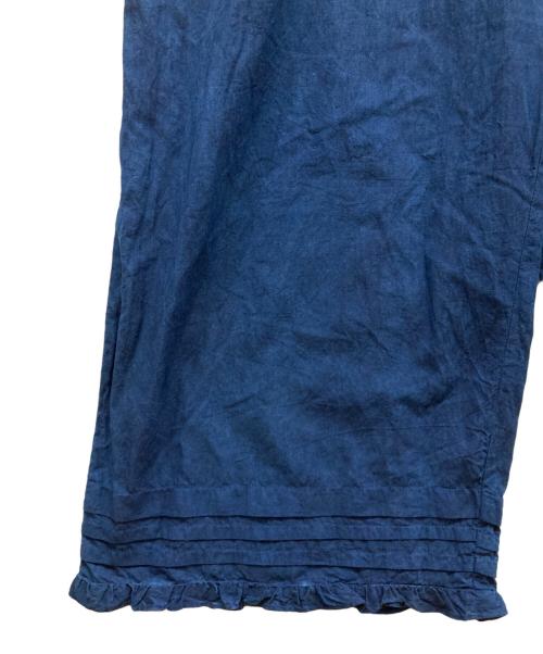 periapt（ペリアプトゥ）periapt (ペリアプトゥ) フリルピンタックオーバーオール ブルー サイズ:freeの古着・服飾アイテム