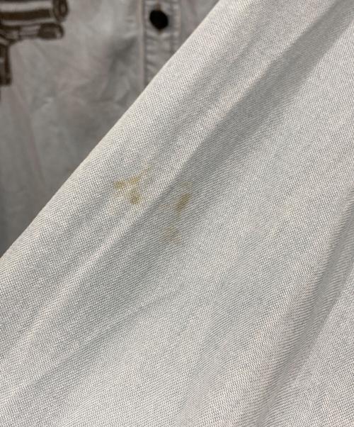 Andy Warhol by HYSTERIC GLAMOUR（アンディーウォーホルバイヒステリックグラマー）Andy Warhol by HYSTERIC GLAMOUR (アンディーウォーホルバイヒステリックグラマー) 00’ｓスカルプリントデニムシャツ スカイブルー サイズ:freeの古着・服飾アイテム