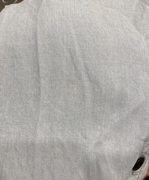 Andy Warhol by HYSTERIC GLAMOUR（アンディーウォーホルバイヒステリックグラマー）Andy Warhol by HYSTERIC GLAMOUR (アンディーウォーホルバイヒステリックグラマー) 00’ｓスカルプリントデニムシャツ スカイブルー サイズ:freeの古着・服飾アイテム