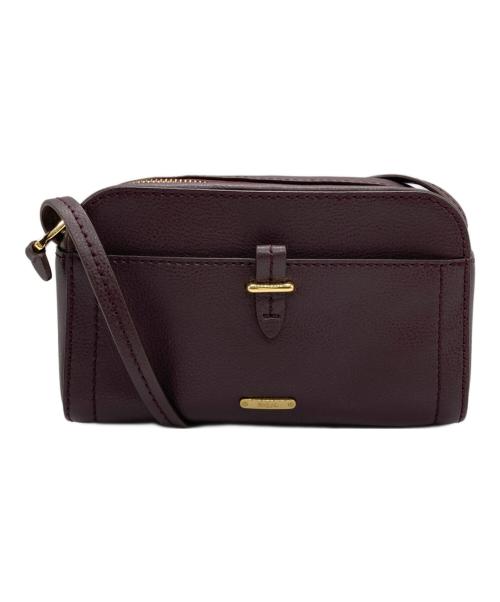 LAUREN RALPH LAUREN（ローレンラルフローレン）LAUREN RALPH LAUREN (ローレンラルフローレン) ショルダーバッグ ボルドーの古着・服飾アイテム